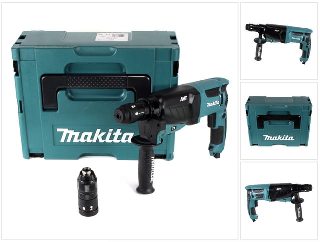 Makita HR2631FTJ Kombihammer für SDS-PLUS 26 mm 800 W im MAKPAC