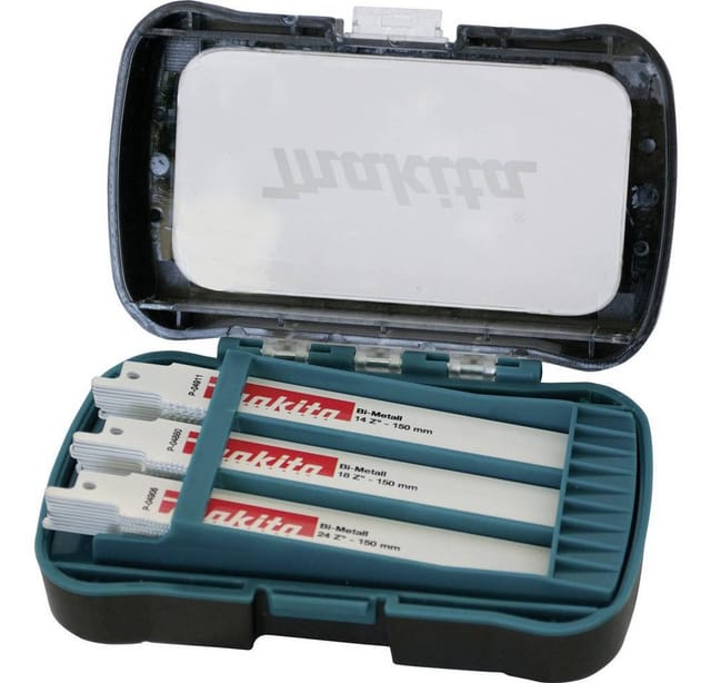 Reciprosägeblatt Sortiment ( P-81290 ) Bi-Metall 30 tlg. in praktischer Box - Makita