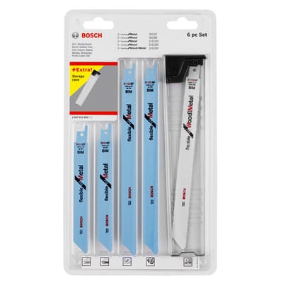 Säbelsägen-Messer-Set Wood and Metal, 6-teilig, Blister - Bosch