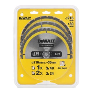 Kreissaegeblatt-Set 3-tlg. - Dewalt