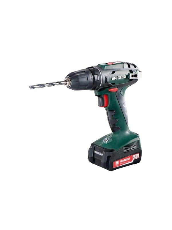 Metabo - bs 14,4V + 2x Akku + Koffer Akku-Bohrschrauber