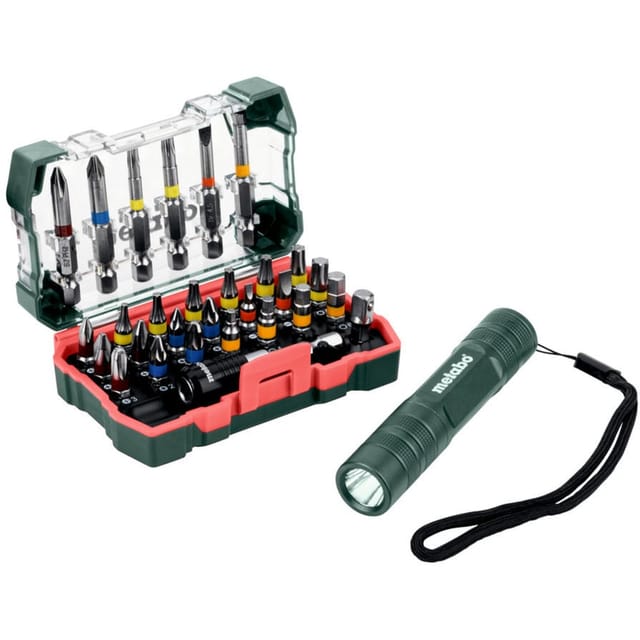 Metabo - Bit-Box sp / Bitset 29-teilig + Mini Flash light 626721000
