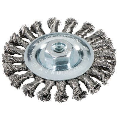Metabo - Rundbürste 115x0,5x10 mm/ m 14, Stahl, gezopft (626770000)