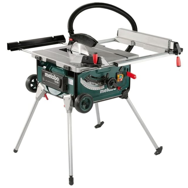 Metabo - Tischkreissäge ts 254 mit Untergestell /Trolleyfunktion + Sauger asr 2025