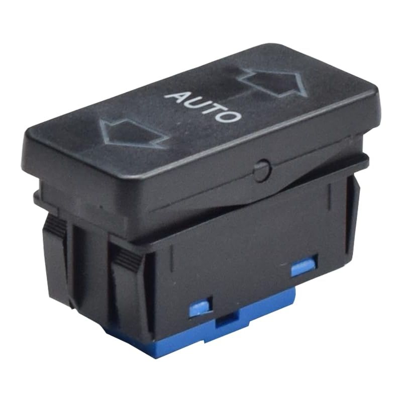 6552.v0 Hauptschalter Für Elektrische Fensterheber Für Peugeot 106 91-03 Und Peugeot 405 87-96 (schwarz)