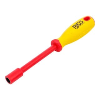 Bgs Technic - VDE-Steckschlüssel-Schraubendreher Sechskant sw 10 mm Klingenlänge 125 mm