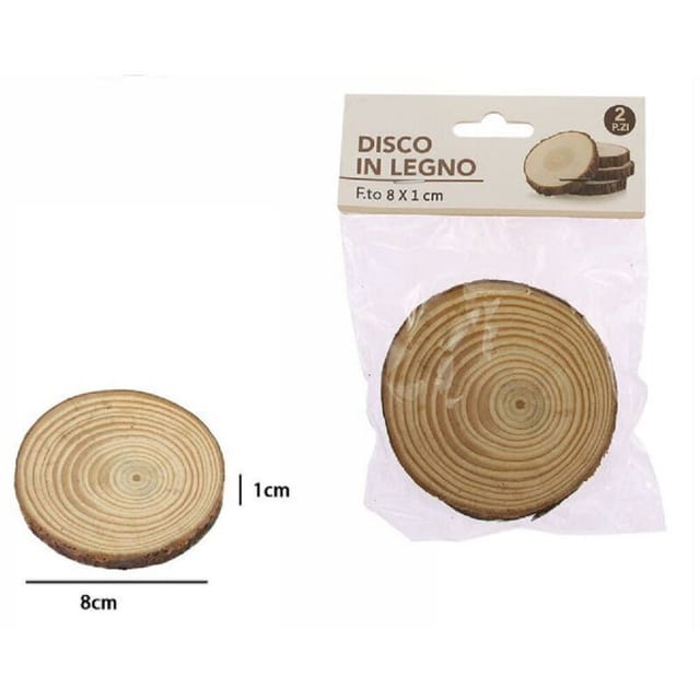 Trade Shop Traesio - Trade Shop - set 2 pezz veröffentlichungen der entwicklung für oderung 8X1 cm rotondo 72108 -