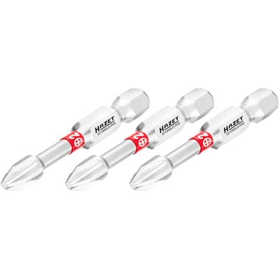 Bit 2215NSLG-PH2/3 ∙ 1/4 Zoll (6,3 mm) Sechskant massiv ∙ Kreuzschlitz Profil ph ∙ 3-teilig ∙ sw PH2