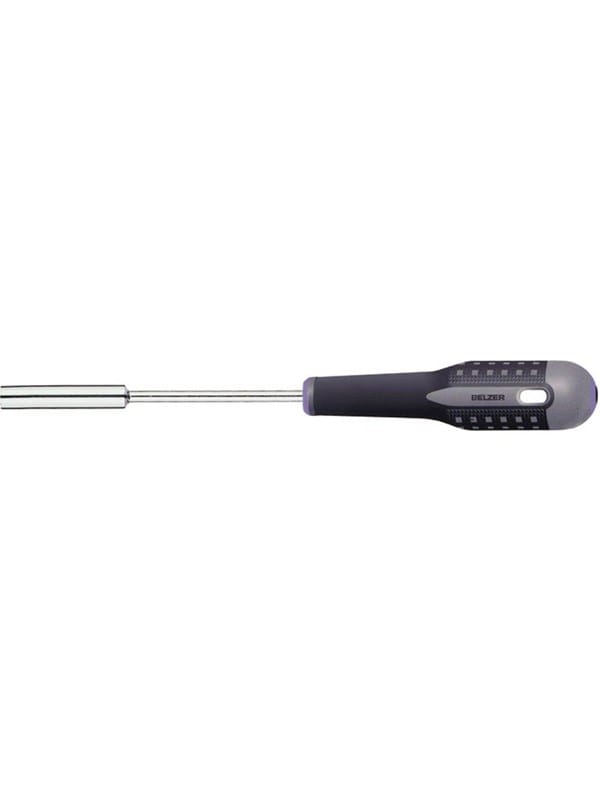 Bahco ERGO Steckschlüssel für Sechskantschrauben mit langer Aufnahme und Gummigriff, 5 mm x 125 mm
