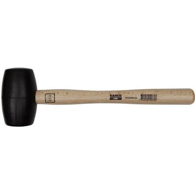 Bahco Gummihammer mit Holzstiel, 440 g