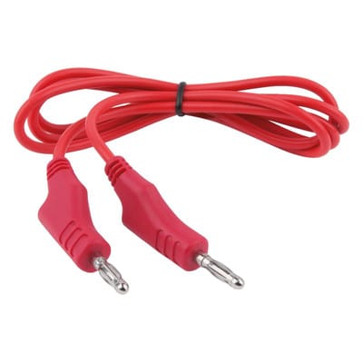 Kstools - Messleitungs-Verlängerung mit Doppel Stecker und zusätzlicher Buchse 1.100 mm (rot)