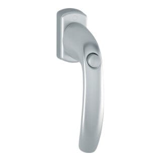 Hoppe - Fenstergriff New York 0810SV/U10 Aluminium 32 mm F8707 / dunkelbraun selbstsperrend