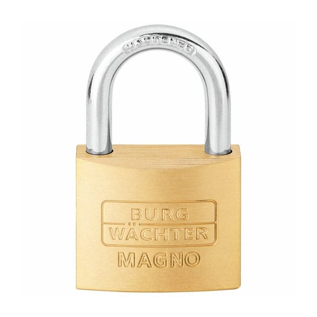 Zylindervorhangschloss 400 E Magno / 40 Schlosskörperbreite 40 mm Messing verschiedenschließend