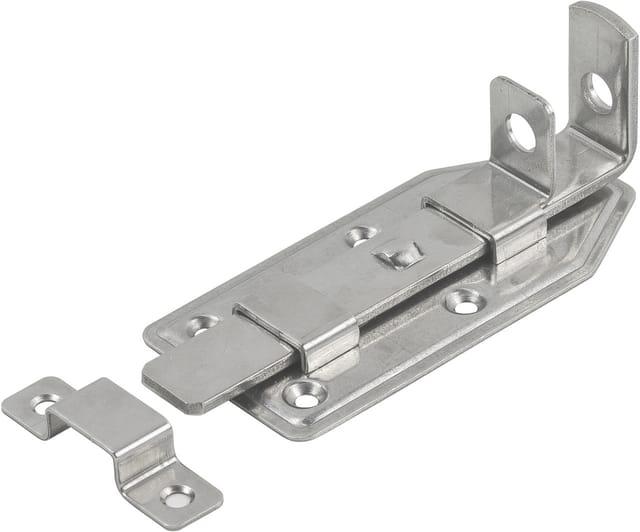 Türriegel Länge 120 mm Breite 56 mm Edelstahl