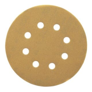 Exzenterschleifscheibe-Klettfix 125mm 10 Stück - Körnung:K. 180 - Dewalt