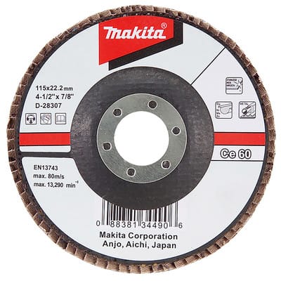 Fächerschleifscheibe 115 mm 40 - D-28298 - Makita