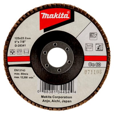 Fächerschleifscheibe 125 mm 60 - D-28341 - Makita