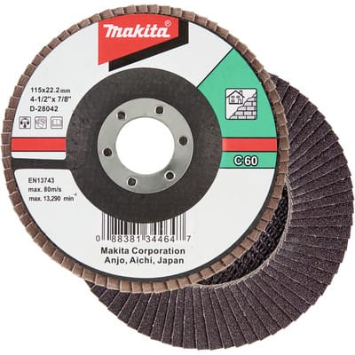 Fächerschleifscheibe 180 mm C60F - D-28145 - Makita