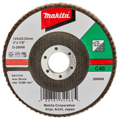 Fächerschleifscheibe 125mm C40F - Makita