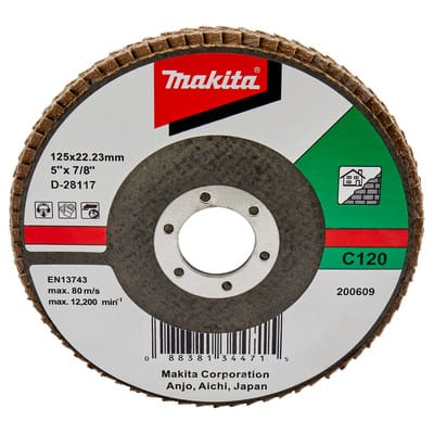 Fächerschleifscheibe 125 mm, C120F - Makita