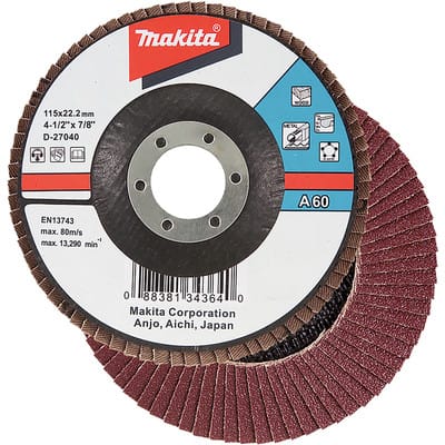 Fächerschleifscheibe 115 mm, A60 - Makita