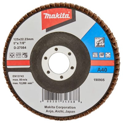 Fächerschleifscheibe 125mm A40 - Makita