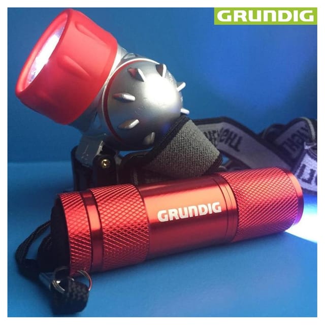 Trade Shop Traesio - Trade Shop - set 2 torce lampade led frontal und fischere room bici grundig -