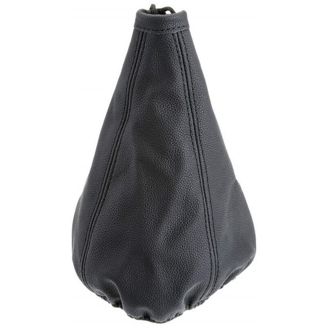 Trade Shop Traesio - Trade Shop - universal schwarz auto getriebe leder abdeckung staub abdeckung schalthebel -