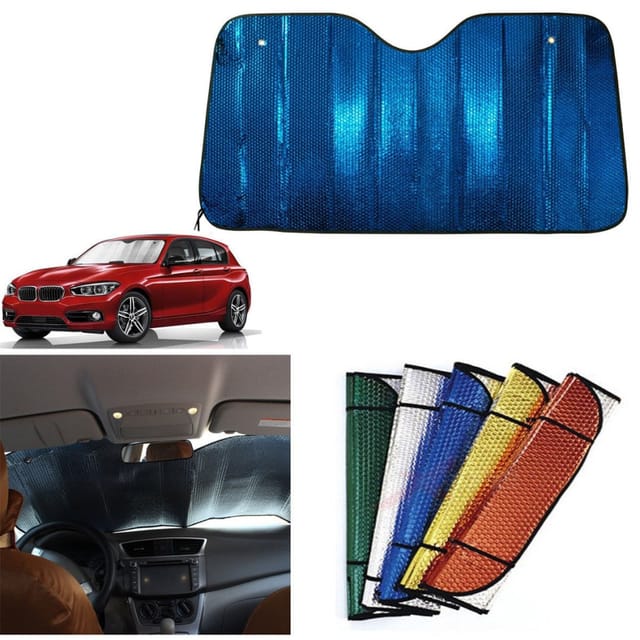 Trade Shop Traesio - Trade Shop - set 2 sale parasoza auto camper protection cruscotto 150 x 80 cm -