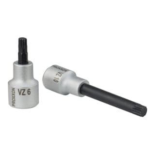 Proxxon - 1/2' Vielzahn-Einsatz vz 10, 100 mm lang - 23372