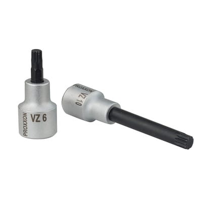 1/2' Vielzahn-Einsatz vz 6, 100 mm lang - 23370 - Proxxon