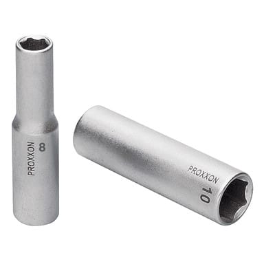 Proxxon - 23545 Tiefbett Steckschlüsseleinsatz / Nuss 22 mm Antrieb 3/8 Länge 64mm
