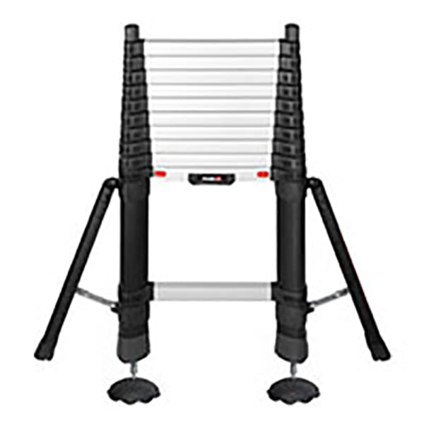 Teleskopleiter Telesteps 3.50m höhe mit Stabilisatoren und 2 integrierten Füßen - maximale Arbeitshöhe 4.30m - TEL-72235STAB-PPS
