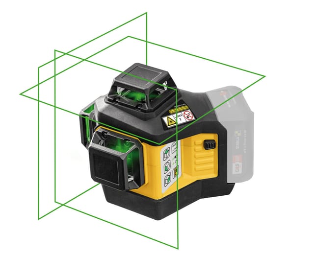 Stabila - Multilinien-Laser lax 600 g, 12-V-System, 5-teiliges Set, ohne Akku und Ladegerät cas