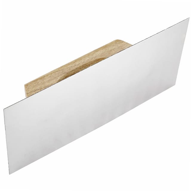 Rechteckige Kelle mit Holzgriff 300 x 150 mm