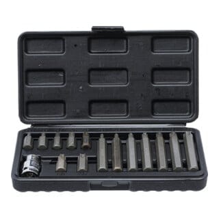 Bgs Technic - Bit-Satz Antrieb Außensechskant 10 mm (3/8') T-Profil (für Torx) 15-tlg.