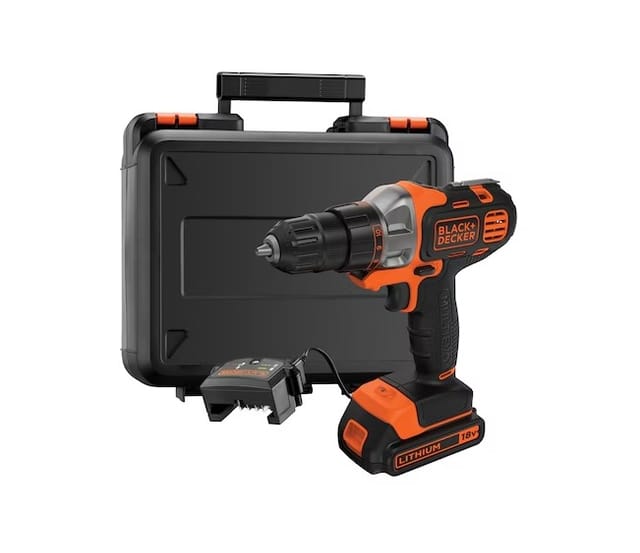 Akku-Bohrschrauber MULTIEVO - 18V - BLACK + DECKER - mit 1 Akku 18V 1,5Ah - Ladegerät - Koffer - MT218S1A-QW