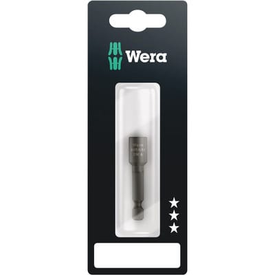 869/4 m 05073501001 Steckschlüssel-Maschinenaufnahme 6 mm Antrieb 1/4' (6.3 mm) 50 mm 1 St. - Wera