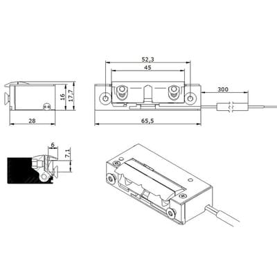 Sonstige - E-Öffner 5UW0X10 9-24V ac/dc wass.IP68