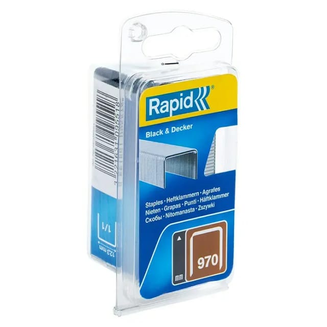 Heftklammern Nr. 970, 6 mm, verzinkt, 1340 Stück - Rapid