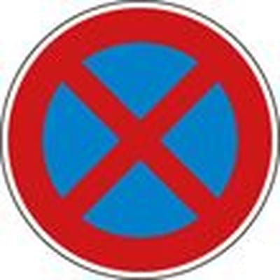 Sonstige - Verkehrszeichen 283 Ronde 600 mm Absolutes Halteverbot RAL-Gütezeichen Folie RA2