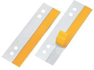 Veloflex - Heftstreifen heftfix® 3 x 10,5 cm (b x h) Hartfolie glasklar 100 St./Pack.