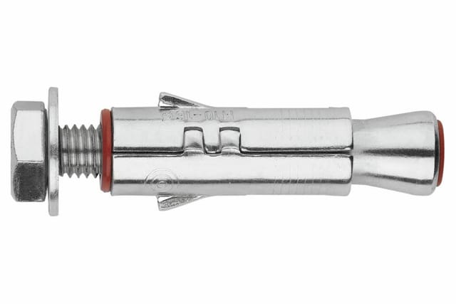 Verdrehsicherer Dübel für schwere Lasten - Schraube 8.8 - Verzinkt M8 x 55 Ø14 - Packung mit 50 Stück