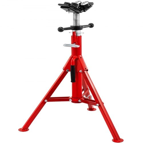 Rohrstütze mit 4-Kugel-Transfer V-Kopf 1107A einklappbarer Rohrständer 4500LB Rohrstange höhenverstellbar - Vevor