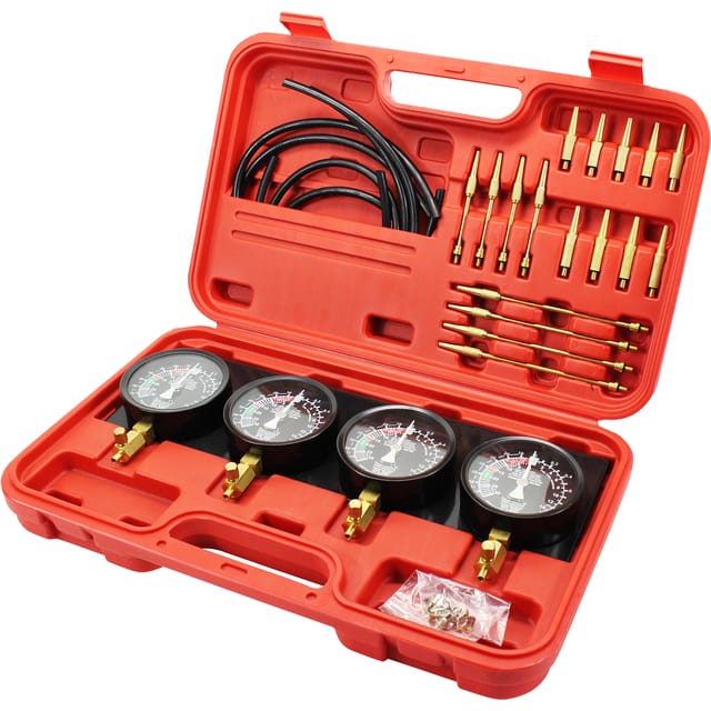 Ergaser Synchronizer Kraftstoff-vakuumvergaser B100132, Synchro Vergaser Manometern 50x30x15cm, Synchronizer Vergaser Synchronisator Set, Kraftstoff Vakuumvergaser - Vevor