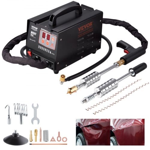 220V Karosserie Ausbeulspotter 3 kw Automatisches Induktionsschweißen Ausbeulspotter Werkzeug 3500A Dent Puller Punktschweißgerät - Vevor