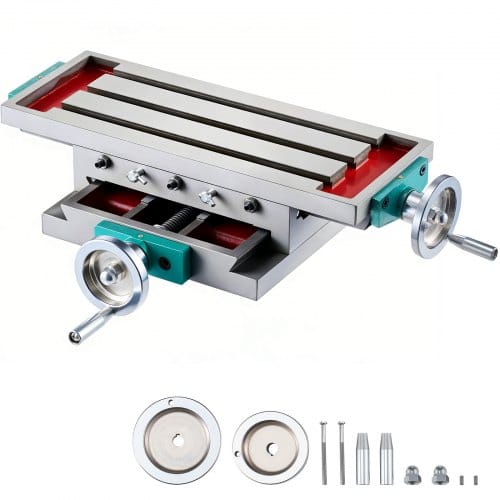 Schraubzwingen-schraubstock 450 Mm, Tischschraubstock 170 Mm, Bench Clamps 100 Mm, Metall Professionelle Gusseisen Schraubstock Für Säulenbohrer Breite Backen Und Den Vielseitigen Einsatz - Vevor