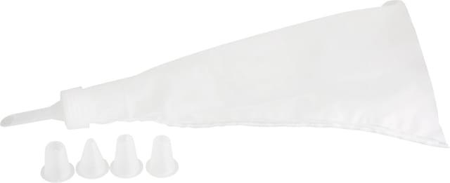 Zenker - Spritzbeutel inkl. 5 Tüllen 30 cm Tortenspritze Sahnespritze wiederverwendbar