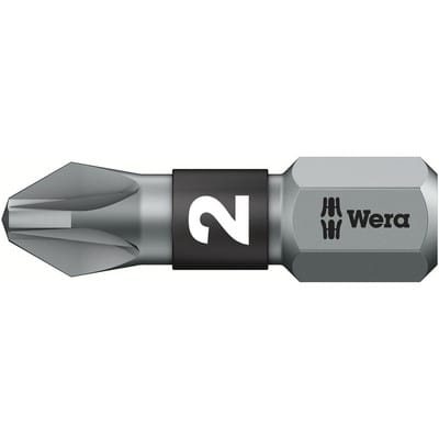 Bit BiTorsion 1/4 din 3126 C6,3 PZ2x25mm Wera
