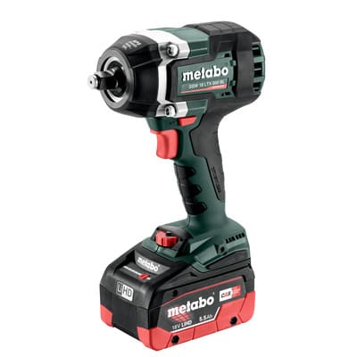 Metabo Akku-Schlagschrauber SSW 18 LTX 800 BL, incl. 2x Akku LiHD/5,5 Ah, Schnellladegerät, metaBOX